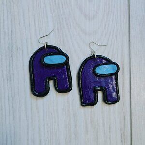 Purple Among Us Earrings